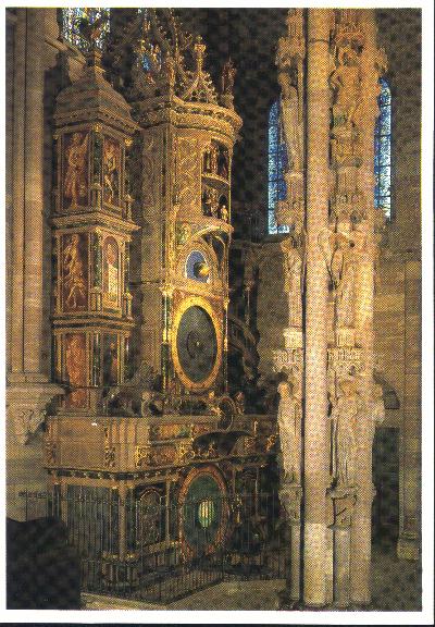 orologio astronomico della cattedrale di strasburgo